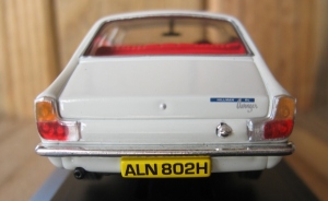 Nice detail on the rear of the Vanguards Hillman Avenger. 