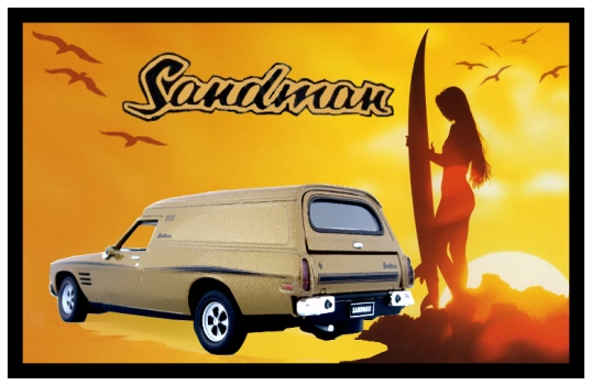 HQ Sandman Gold Van 