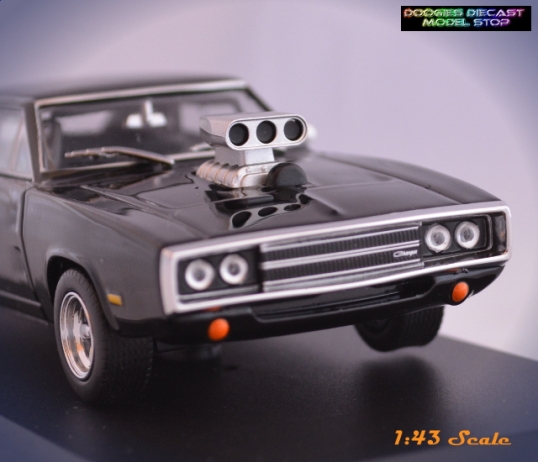 Front view of the 1/43 Fast n Furious Charger