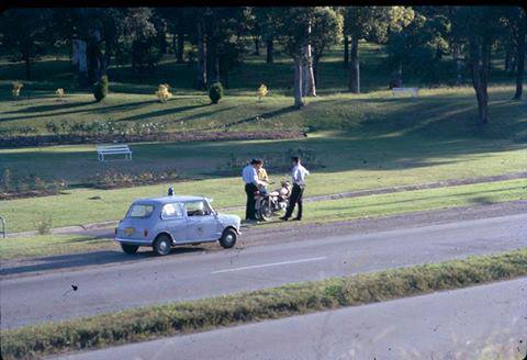 The real deal. The NSW Police Mini in action