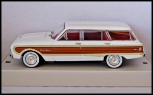 The White 1962 Ford Falcon XL Squire Wagon by Trax